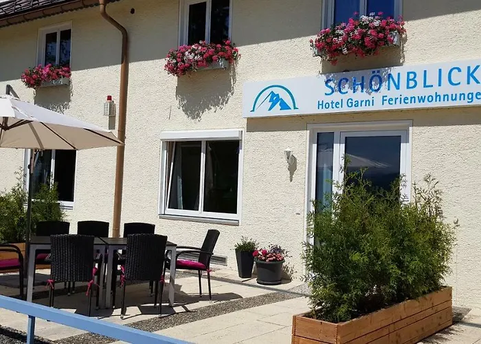 Schoenblick Garni Pensión Lindenberg im Allgäu